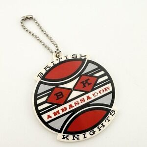 British Knights BK Vintage Shoe Tag Keyring Ambassador Trainers 1980s 1990s C